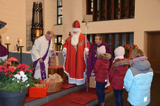 Der heilige Nikolaus in "Heilig Kreuz" Zierenberg